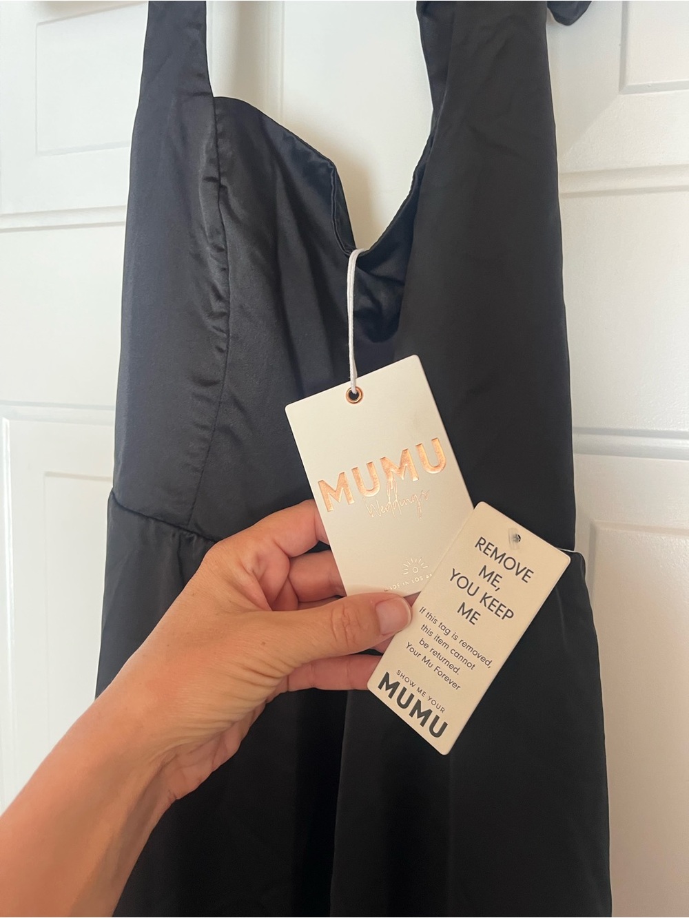 Show Me Your MuMu Black Wide-Strap Jumpsuit